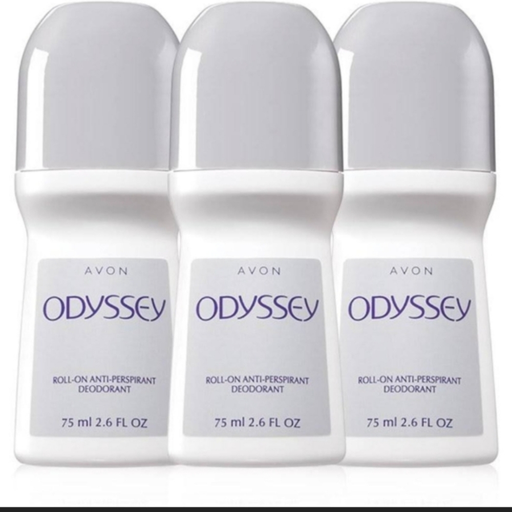 3 Odyssey Roll-On Antiperspirant Deodorant Avon